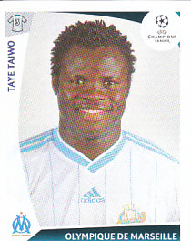 Taye Taiwo Olympique Marseille samolepka UEFA Champions League 2009/10 #177